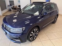 USED 2016 66 VOLKSWAGEN TIGUAN 2.0 TDI BlueMotion Tech R-Line SUV 5dr Diesel DSG Euro 6 (s/s) (150 ps) BLACK LEATHER, SATELLITE NAVIGATION, CLIMATE CONTROL, ELECTRIC GLASS PANORAMIC SUNROOF, FRONT & REAR PARKING SENSORS, 20&rdquo; ALLOY WHEELS, MEDIA, ALUMINIUM ROOF RAILS, REAR PRIVACY GLASS, HILL HOLD ASSIST, WINTER PACK, ELECTRIC DRIVERS SEATS WITH MEMORY, BLUETOOTH, FATIGUE ASSIST, LANE ASSIST, ELECTRIC FOLDING MIRRORS, MULTI FUNCTION STEERING WHEEL, CUP HOLDERS, PADDLE SHIFT, HEATED FRONT SEATS, CRUISE CONTROL, DAB