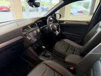 USED 2016 66 VOLKSWAGEN TIGUAN 2.0 TDI BlueMotion Tech R-Line SUV 5dr Diesel DSG Euro 6 (s/s) (150 ps) BLACK LEATHER, SATELLITE NAVIGATION, CLIMATE CONTROL, ELECTRIC GLASS PANORAMIC SUNROOF, FRONT & REAR PARKING SENSORS, 20&rdquo; ALLOY WHEELS, MEDIA, ALUMINIUM ROOF RAILS, REAR PRIVACY GLASS, HILL HOLD ASSIST, WINTER PACK, ELECTRIC DRIVERS SEATS WITH MEMORY, BLUETOOTH, FATIGUE ASSIST, LANE ASSIST, ELECTRIC FOLDING MIRRORS, MULTI FUNCTION STEERING WHEEL, CUP HOLDERS, PADDLE SHIFT, HEATED FRONT SEATS, CRUISE CONTROL, DAB