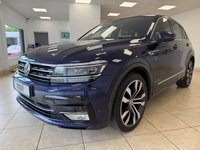 USED 2016 66 VOLKSWAGEN TIGUAN 2.0 TDI BlueMotion Tech R-Line SUV 5dr Diesel DSG Euro 6 (s/s) (150 ps) BLACK LEATHER, SATELLITE NAVIGATION, CLIMATE CONTROL, ELECTRIC GLASS PANORAMIC SUNROOF, FRONT & REAR PARKING SENSORS, 20&rdquo; ALLOY WHEELS, MEDIA, ALUMINIUM ROOF RAILS, REAR PRIVACY GLASS, HILL HOLD ASSIST, WINTER PACK, ELECTRIC DRIVERS SEATS WITH MEMORY, BLUETOOTH, FATIGUE ASSIST, LANE ASSIST, ELECTRIC FOLDING MIRRORS, MULTI FUNCTION STEERING WHEEL, CUP HOLDERS, PADDLE SHIFT, HEATED FRONT SEATS, CRUISE CONTROL, DAB