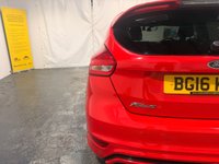 USED 2016 16 FORD FOCUS 1.5T EcoBoost Zetec S Red Edition Hatchback 5dr Petrol Manual Euro 6 (s/s) (182 ps) SPORT BODY KIT BLACK ALLOYS BLACK MIRRORS PRIVACY GLASS