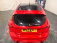 USED 2016 16 FORD FOCUS 1.5T EcoBoost Zetec S Red Edition Hatchback 5dr Petrol Manual Euro 6 (s/s) (182 ps) SPORT BODY KIT BLACK ALLOYS BLACK MIRRORS PRIVACY GLASS