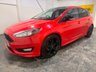 USED 2016 16 FORD FOCUS 1.5T EcoBoost Zetec S Red Edition Hatchback 5dr Petrol Manual Euro 6 (s/s) (182 ps) SPORT BODY KIT BLACK ALLOYS BLACK MIRRORS PRIVACY GLASS