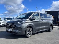 USED 2024 74 FORD TOURNEO CUSTOM 2.5 340 Duratec 11.8kWh Titanium Minibus Double Cab 5dr Petrol Plug-in Hybrid Auto L2 Euro 6 (232 ps) 1 OWNER/CAMERA/SENSORS/HEATED SEATS
