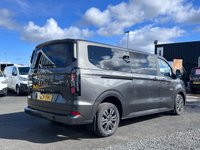 USED 2024 74 FORD TOURNEO CUSTOM 2.5 340 Duratec 11.8kWh Titanium Minibus Double Cab 5dr Petrol Plug-in Hybrid Auto L2 Euro 6 (232 ps) 1 OWNER/CAMERA/SENSORS/HEATED SEATS