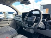 USED 2024 74 FORD TOURNEO CUSTOM 2.5 340 Duratec 11.8kWh Titanium Minibus Double Cab 5dr Petrol Plug-in Hybrid Auto L2 Euro 6 (232 ps) 1 OWNER/CAMERA/SENSORS/HEATED SEATS