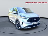USED 2025 74 FORD TOURNEO CUSTOM 2.0 320 EcoBlue Active Minibus Double Cab 5dr Diesel Auto L2 Euro 6 (s/s) (170 ps) FORD WARRANTY 01/28+ELEC DOORS