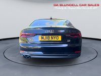 USED 2018 18 AUDI A5 2.0 TDI ultra S line Coupe 2dr Diesel Manual Euro 6 (s/s) (190 ps) BLACK ALLOYS+P.GLASS+FSH+PDC