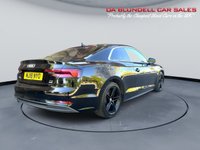 USED 2018 18 AUDI A5 2.0 TDI ultra S line Coupe 2dr Diesel Manual Euro 6 (s/s) (190 ps) BLACK ALLOYS+P.GLASS+FSH+PDC