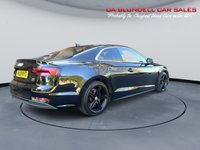 USED 2018 18 AUDI A5 2.0 TDI ultra S line Coupe 2dr Diesel Manual Euro 6 (s/s) (190 ps) BLACK ALLOYS+P.GLASS+FSH+PDC