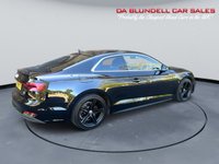 USED 2018 18 AUDI A5 2.0 TDI ultra S line Coupe 2dr Diesel Manual Euro 6 (s/s) (190 ps) BLACK ALLOYS+P.GLASS+FSH+PDC