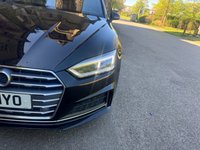 USED 2018 18 AUDI A5 2.0 TDI ultra S line Coupe 2dr Diesel Manual Euro 6 (s/s) (190 ps) BLACK ALLOYS+P.GLASS+FSH+PDC