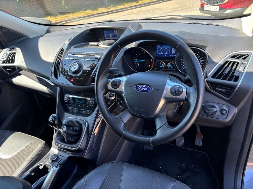 USED 2013 63 FORD KUGA 2.0 TDCi Titanium SUV 5dr Diesel Manual 2WD Euro 5 (140 ps) 
