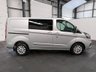 USED 2022 72 FORD TRANSIT CUSTOM 2.0 320 EcoBlue Limited Crew Van Auto L1 H1 Euro 6 (170 ps) AIR CON + 6 SEATS + EURO 6