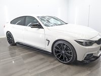 USED 2018 18 BMW 4 SERIES GRAN COUPE 2.0 420d M Sport Hatchback 5dr Diesel Manual Euro 6 (s/s) (190 ps) 20 INCH ALLOY WHEELS WITH M PERFORMANCE BODYKIT , SAT NAV , HEATED LEATHER SEATS , FRONT AND REAR PARKING SENSORS , SERVICE HISTORY - LATEST APRIL 2026