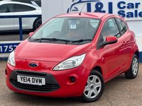 USED 2014 14 FORD KA 1.2 Edge Hatchback 3dr Petrol Manual Euro 6 (s/s) (69 ps) GREAT SERVICE HISTORY WITH THIS CAR