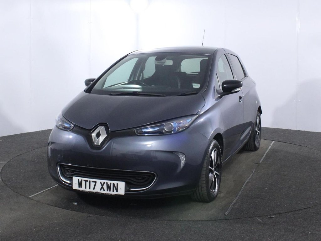 USED 2017 17 RENAULT ZOE R90 41kWh Dynamique Nav Hatchback 5dr Electric Auto  (92 bhp) BATTERY OWNED