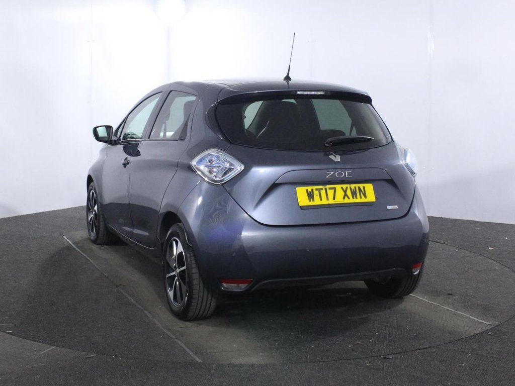 USED 2017 17 RENAULT ZOE R90 41kWh Dynamique Nav Hatchback 5dr Electric Auto  (92 bhp) BATTERY OWNED