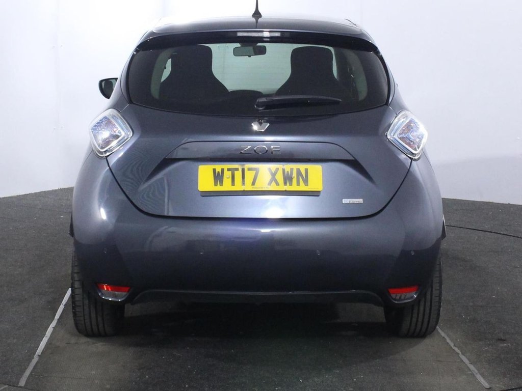 USED 2017 17 RENAULT ZOE R90 41kWh Dynamique Nav Hatchback 5dr Electric Auto  (92 bhp) BATTERY OWNED
