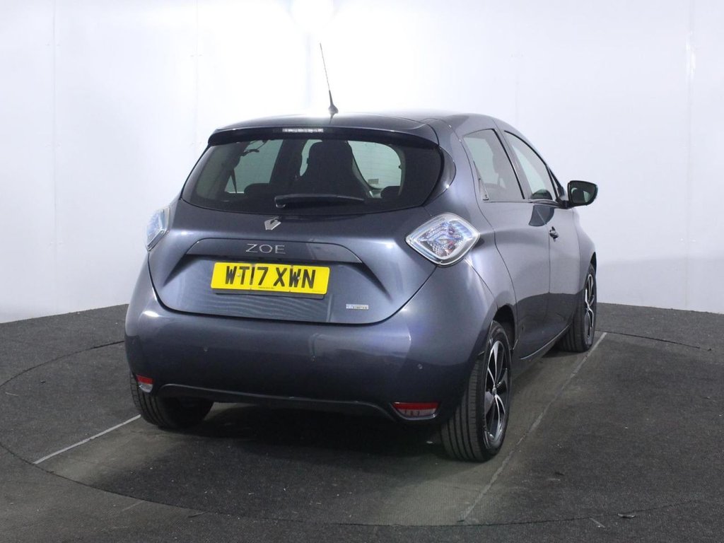 USED 2017 17 RENAULT ZOE R90 41kWh Dynamique Nav Hatchback 5dr Electric Auto  (92 bhp) BATTERY OWNED