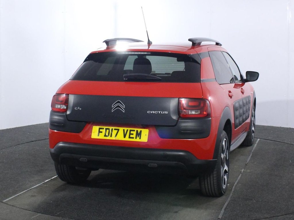 USED 2017 17 CITROEN C4 CACTUS 1.2 PureTech Flair Hatchback 5dr Petrol ETG5 Euro 6 (s/s) (82 ps) 