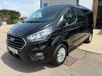 USED 2022 22 FORD TRANSIT CUSTOM Limited L2 H1 2.0 300 EcoBlue LWB Diesel Panel Van Manual Euro 6 (s/s) (130 bhp) 2 Ford Main Dealer Services - last service on 25.02.25 @ 59,605 miles - 82,733 miles - EURO 6, A/C, front & rear parking sensors, reversing camera, heated seats, alloys, heated screen, cruise control, Bluetooth, electric power folding mirrors, E/W, DAB Radio with Apple car play, start/stop, factory fitted bulkhead, colour coded, auto LED headlights, twin side loading door, ply lined with load liner, remote Central Locking, spare key, finance arranged & 6 months Premium AutoGuard warranty