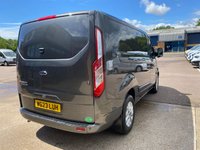 USED 2023 23 FORD TRANSIT CUSTOM Limited L1 H1 2.0 300 EcoBlue SWB Diesel Panel Van Manual Euro 6 (s/s) (130 bhp) Only 82,495 miles - 3 services (1 main dealer) last service on 27.02.2026 @ 81,645 miles - EURO 6, A/C, SATNAV, front & rear parking sensors, reversing camera, tailgate, heated seats, alloys, heated screen, cruise control, Bluetooth, electric power folding mirrors, E/W, DAB Radio with Apple car play, start/stop, factory fitted bulkhead, auto headlights, side loading door, ply lined with load liner, remote Central Locking, security locks, 6 months Premium AutoGuard warranty & finance arranged