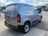USED 2023 23 CITROEN BERLINGO Enterprise Edition L1 1.5 BlueHDi 1000 SWB Diesel Panel Van Manual Euro 6 (s/s) (100 bhp) Last service on 27.02.2026 @ 66,506 miles - Only 67,518 miles, Facelift model - EURO 6 (ULEZ compliant) - Built in touchscreen with Satnav connectivity & DAB, Air conditioning, E/W, Bluetooth, rear parking sensors, cruise control, electric power fold mirror's, 3 seats, front fog lights, full bulkhead, ply lined, driver's airbag, side loading door, remote central Locking, USB port, steering column radio control, barn rear doors, spare key, finance arranged & 6 months premium AutoGuard warranty
