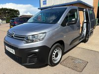 USED 2023 23 CITROEN BERLINGO Enterprise Edition L1 1.5 BlueHDi 1000 SWB Diesel Panel Van Manual Euro 6 (s/s) (100 bhp) Last service on 27.02.2026 @ 66,506 miles - Only 67,518 miles, Facelift model - EURO 6 (ULEZ compliant) - Built in touchscreen with Satnav connectivity & DAB, Air conditioning, E/W, Bluetooth, rear parking sensors, cruise control, electric power fold mirror's, 3 seats, front fog lights, full bulkhead, ply lined, driver's airbag, side loading door, remote central Locking, USB port, steering column radio control, barn rear doors, spare key, finance arranged & 6 months premium AutoGuard warranty