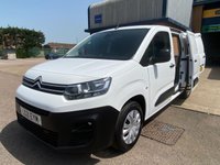 USED 2021 21 CITROEN BERLINGO Enterprise XL L2 1.5 BlueHDi 950 LWB Diesel Panel Van Manual Euro 6 (s/s) (100 bhp) 5 services (3 Main dealer) last service on 26.09.2025 @ 91,975 miles - Only 98,495 miles, Facelift model - EURO 6 (ULEZ compliant) - Built in touchscreen with Satnav connectivity & DAB, Air conditioning, E/W, Bluetooth, rear parking sensors, cruise control, electric power fold mirror's, 3 seats, twin side loading doors, long wheelbase, front fog lights, full bulkhead, ply lined, remote central Locking, Alarm, USB port, security locks, finance arranged & 6 months Premium AutoGuard warranty
