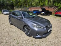 USED 2012 62 LEXUS CT 1.8 200h F Sport Hatchback 5dr Petrol Hybrid CVT Euro 5 (s/s) (136 ps) BLUETOOTH | CRUISE CONTROL
