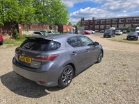 USED 2012 62 LEXUS CT 1.8 200h F Sport Hatchback 5dr Petrol Hybrid CVT Euro 5 (s/s) (136 ps) BLUETOOTH | CRUISE CONTROL