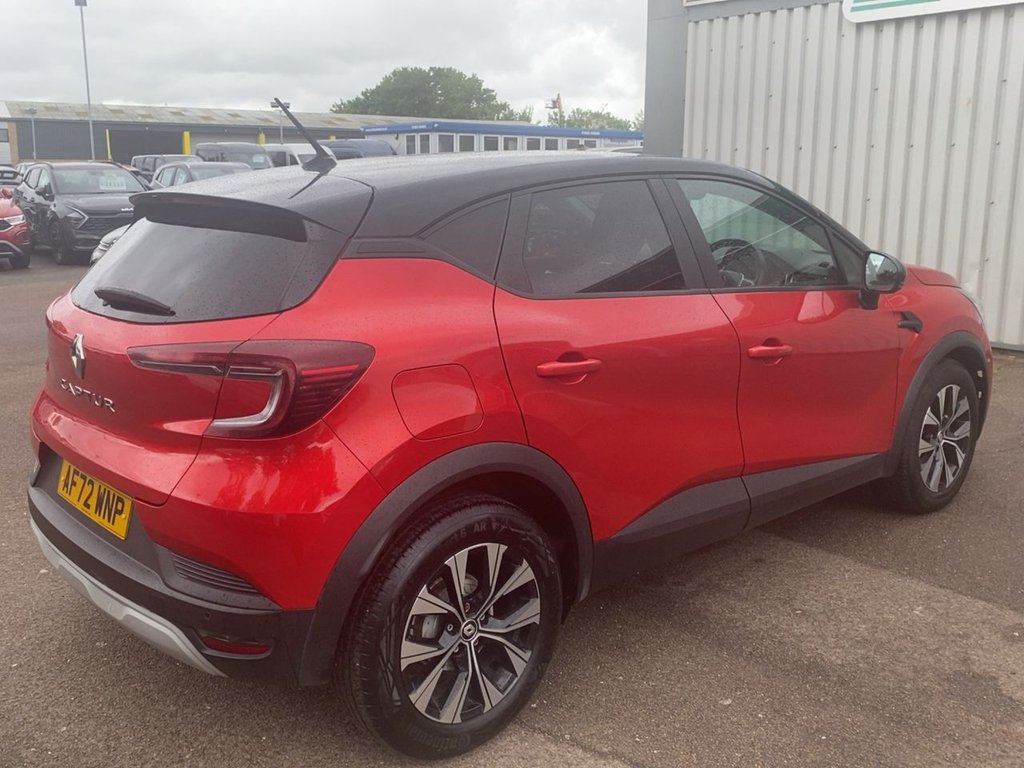 USED 2022 72 RENAULT CAPTUR 1.0 TCe evolution SUV 5dr Petrol Manual Euro 6 (s/s) (90 ps) *FLAME RED/BLACK ROOF+ANDROID AUTO*
