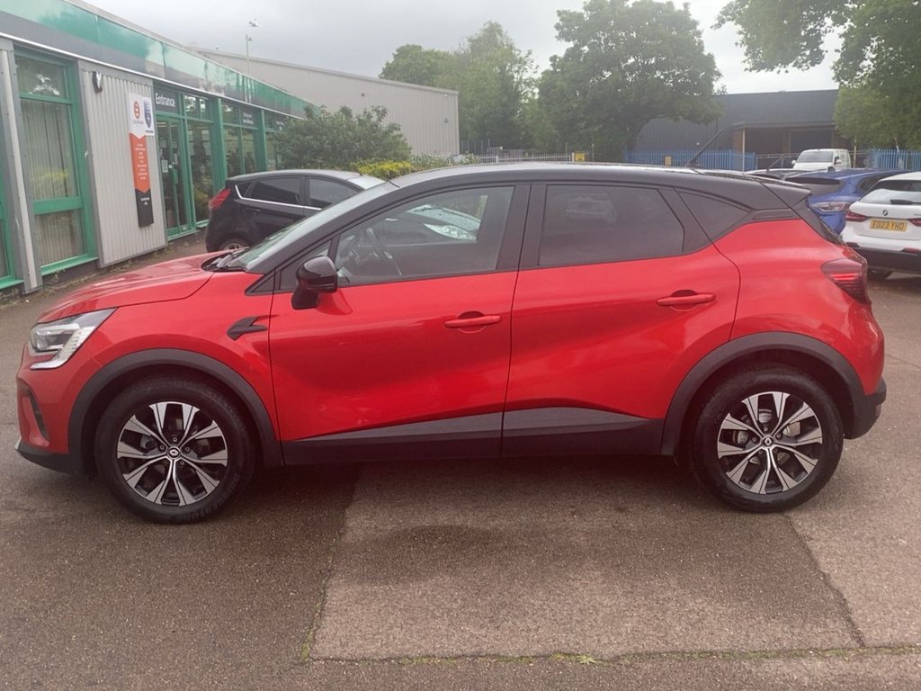 USED 2022 72 RENAULT CAPTUR 1.0 TCe evolution SUV 5dr Petrol Manual Euro 6 (s/s) (90 ps) *FLAME RED/BLACK ROOF+ANDROID AUTO*