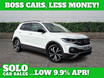 2022 VOLKSWAGEN T-CROSS 1.0 TSI Black Edition SUV 5dr Petrol Manual Euro 6 (s/s) (110 ps) &pound;14293.00