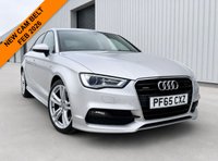 USED 2015 65 AUDI A3 2.0 TDI S line Saloon 4dr Diesel Manual quattro Euro 6 (s/s) (Nav) (150 ps) FULL SERVICE HISTORY - 12 MONTH MOT