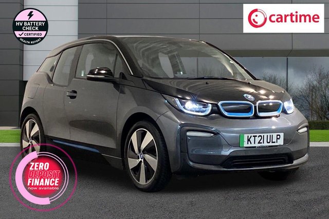 View our BMW I3 42.2kWh Hatchback 5dr Electric Auto (170 ps) Rear Park Distance Control, Heated Front Seating, Navigation System, 19in Alloys, Electrically Folding Door Mirrors