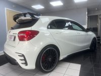USED 2015 64 MERCEDES-BENZ A-CLASS 2.0 A45 AMG Hatchback 5dr Petrol SpdS DCT 4MATIC Euro 6 (s/s) (360 ps) WE GUARANTEE TO BEAT ANY 'WE BUY ANY CAR' VALUATION ON YOUR PART EXCHANGE