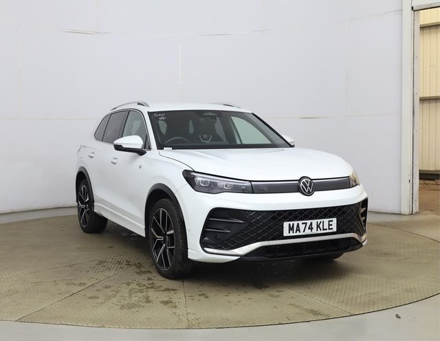 View our Volkswagen Tiguan 1.5 TSI eHybrid 19.7kWh R-Line SUV 5dr Petrol Plug-in Hybrid DSG Euro 6 (s/s) (204 ps) Rear View Camera, Front / Rear Parking Sensors, App Connect, Infotainment Package, Winter Pack