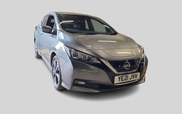 2021 LEAF 40KWH TEKNA HATCHBACK 5DR ELECTRIC AUTO 150 PS 2021 48,140 MILES GREY... photo