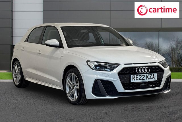 View our Audi A1 1.0 TFSI 25 S line Sportback 5dr Petrol Manual Euro 6 (s/s) (95 ps) Rear Parking Sensors, Audi Smartphone Interface, Luggage Compartment Pack, LED Interior Lighting Pack, 17In Alloys