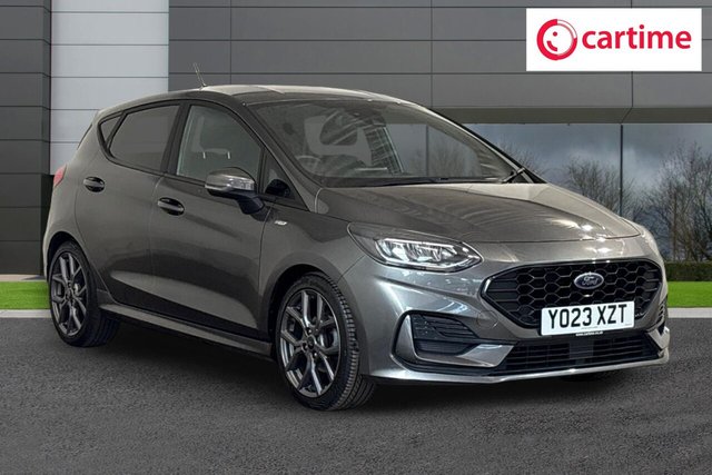 View our Ford Fiesta 1.0T EcoBoost MHEV ST-Line Edition Hatchback 5dr Petrol Manual Euro 6 (s/s) (125 ps) Rear Parking Distance Sensors, Android Auto / Apple CarPlay, ST-Line Design Pack, NCAP Pack, 17In Alloys