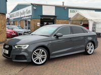 USED 2016 66 AUDI A3 SALOON 1.4 TFSI CoD S line Saloon 4 Door Nano Grey Petrol Manual Euro 6 (s/s) (150 ps) LOVELY A3 PREVIOUSLY SOLD BY US CLIMATE CONTROL SAT NAV CRUISE CONTROL DAB RADIO TINTED WINDOWS