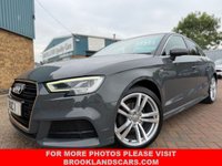 USED 2016 66 AUDI A3 SALOON 1.4 TFSI CoD S line Saloon 4 Door Nano Grey Petrol Manual Euro 6 (s/s) (150 ps) LOVELY A3 PREVIOUSLY SOLD BY US CLIMATE CONTROL SAT NAV CRUISE CONTROL DAB RADIO TINTED WINDOWS