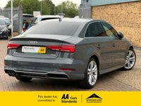 USED 2016 66 AUDI A3 SALOON 1.4 TFSI CoD S line Saloon 4 Door Nano Grey Petrol Manual Euro 6 (s/s) (150 ps) LOVELY A3 PREVIOUSLY SOLD BY US CLIMATE CONTROL SAT NAV CRUISE CONTROL DAB RADIO TINTED WINDOWS