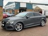 USED 2016 66 AUDI A3 SALOON 1.4 TFSI CoD S line Saloon 4 Door Nano Grey Petrol Manual Euro 6 (s/s) (150 ps) LOVELY A3 PREVIOUSLY SOLD BY US CLIMATE CONTROL SAT NAV CRUISE CONTROL DAB RADIO TINTED WINDOWS
