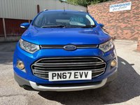 USED 2017 67 FORD ECOSPORT 1.0T EcoBoost Titanium SUV 5dr Petrol Manual 2WD Euro 5 (s/s) (125 ps) Only 51,000 Miles, Full Ford History & 12 Mths Mot, 2 Private Owners, Part Leather Interior, Heated Front Seats !!!