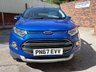 USED 2017 67 FORD ECOSPORT 1.0T EcoBoost Titanium SUV 5dr Petrol Manual 2WD Euro 5 (s/s) (125 ps) Only 51,000 Miles, Full Ford History & 12 Mths Mot, 2 Private Owners, Part Leather Interior, Heated Front Seats !!!