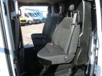 USED 2022 72 FORD TRANSIT CUSTOM 2.0 300 EcoBlue Limited Crew Van Double Cab L1 H1 Euro 6 (6 Seat) (130 Bhp) NO VAT TO PAY 2022 FORD TRANSIT CUSTOM 2.0 300 ECOBLUE LIMITED 6 SEAT CREW VAN NO VAT TO PAY