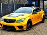 USED 2011 61 MERCEDES-BENZ C-CLASS 6.2 C63 AMG Edition 125 Auto 2dr FULL BLACK SERIES CONVERSION