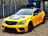 USED 2011 61 MERCEDES-BENZ C-CLASS 6.2 C63 AMG Edition 125 Auto 2dr FULL BLACK SERIES CONVERSION